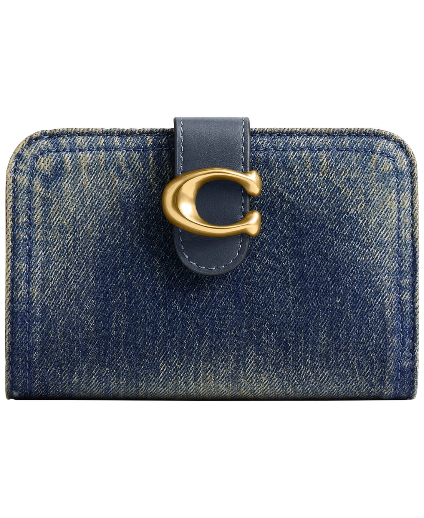 Кошелёк Coach Tabby Regenerative Cotton Denim Wallet — фото 1