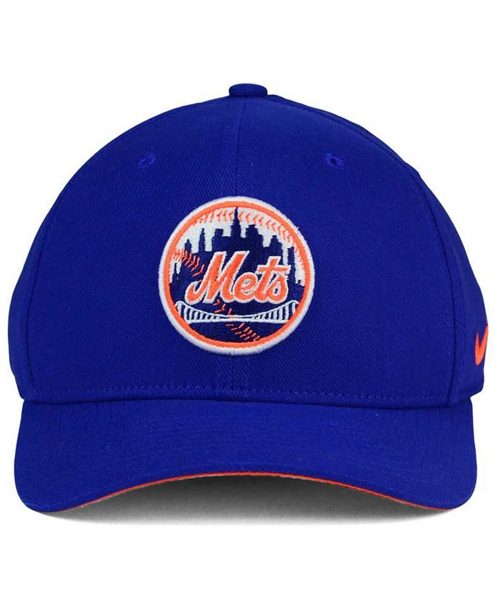 Nike New York Mets Ligature Swoosh Flex Cap - Macy's
