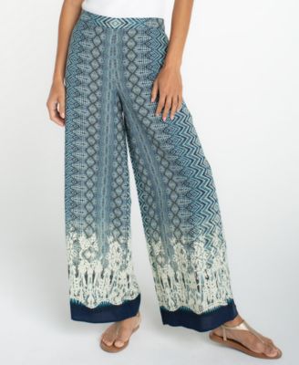 Women's Mid Rise Palazzo Pants