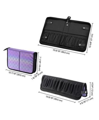 Makeup Brush Holder Bag Foldable Cosmetic Case ForgetMeNot