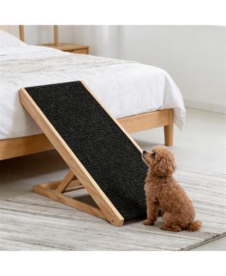 Elevated Dog Ramp with ease in Black