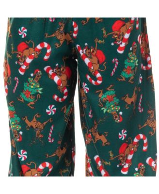 Boys Pajama Pants Candy Cane Christmas Tree Reindeer Lounge Sleep