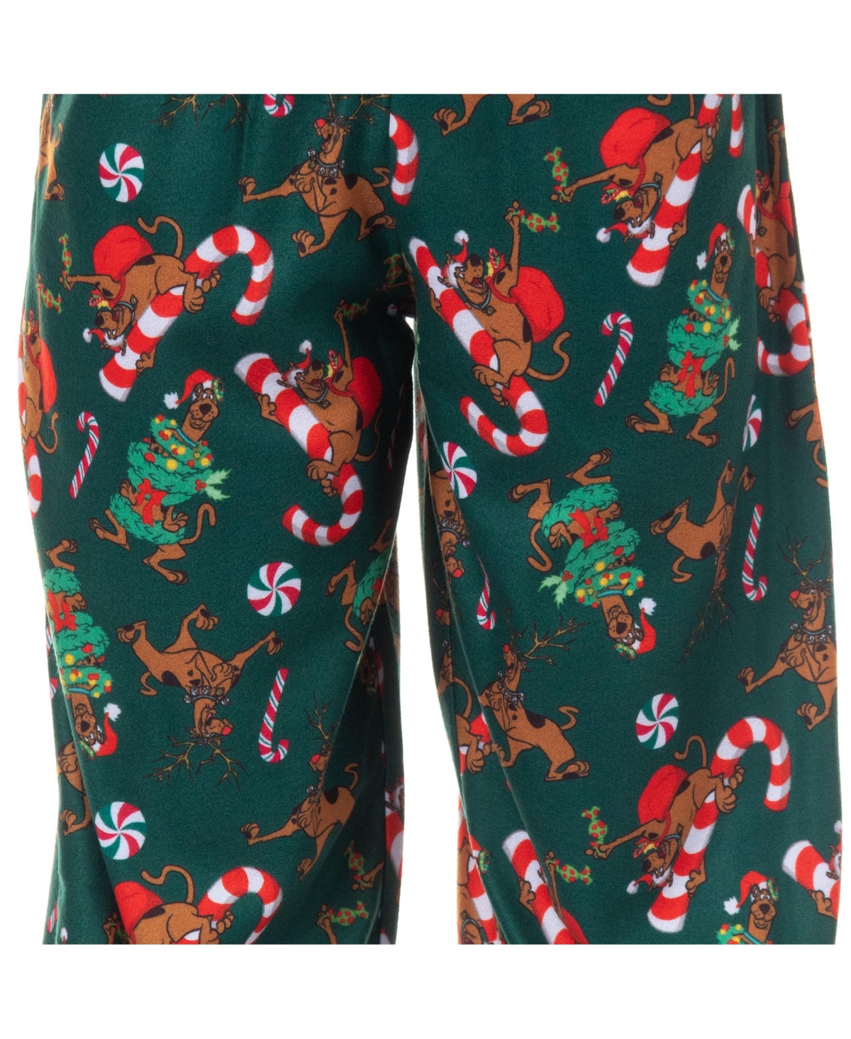 Scooby-Doo Boys Pajama Pants Candy Cane Christmas Tree Reindeer Lounge Sleep