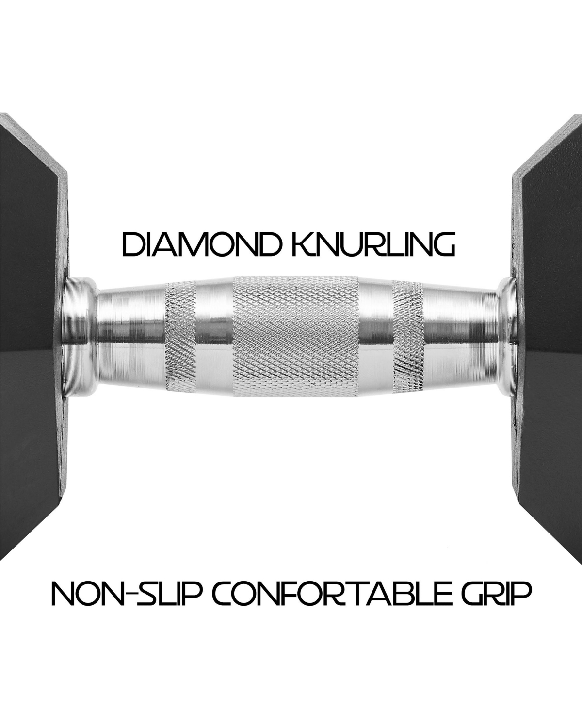 Philosophy Gym Rubber Coated Hex Dumbbell Hand Weights, 30 lb Pair