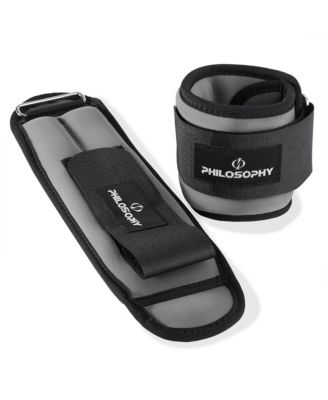 Adjustable Ankle/Wrist Weights, Set of 2 - 1 lb Each, 2 lb Total for Strength Training and Fitness