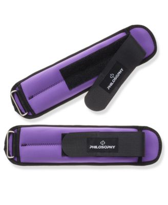 Adjustable Ankle/Wrist Weights, Set of 2 - 2 lb Each, 4 lb Total for Strength Training and Fitness