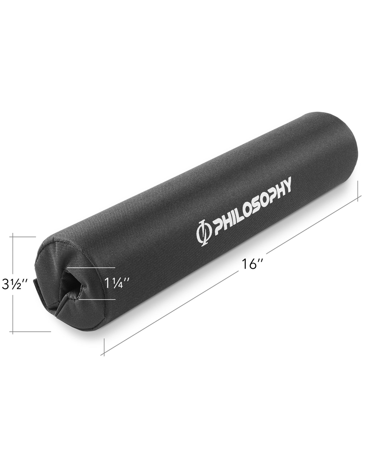 Philosophy Gym Foam Barbell Pad for Squats, Lunges, and Hip Thrusts - Neck & Shoulder Cushion