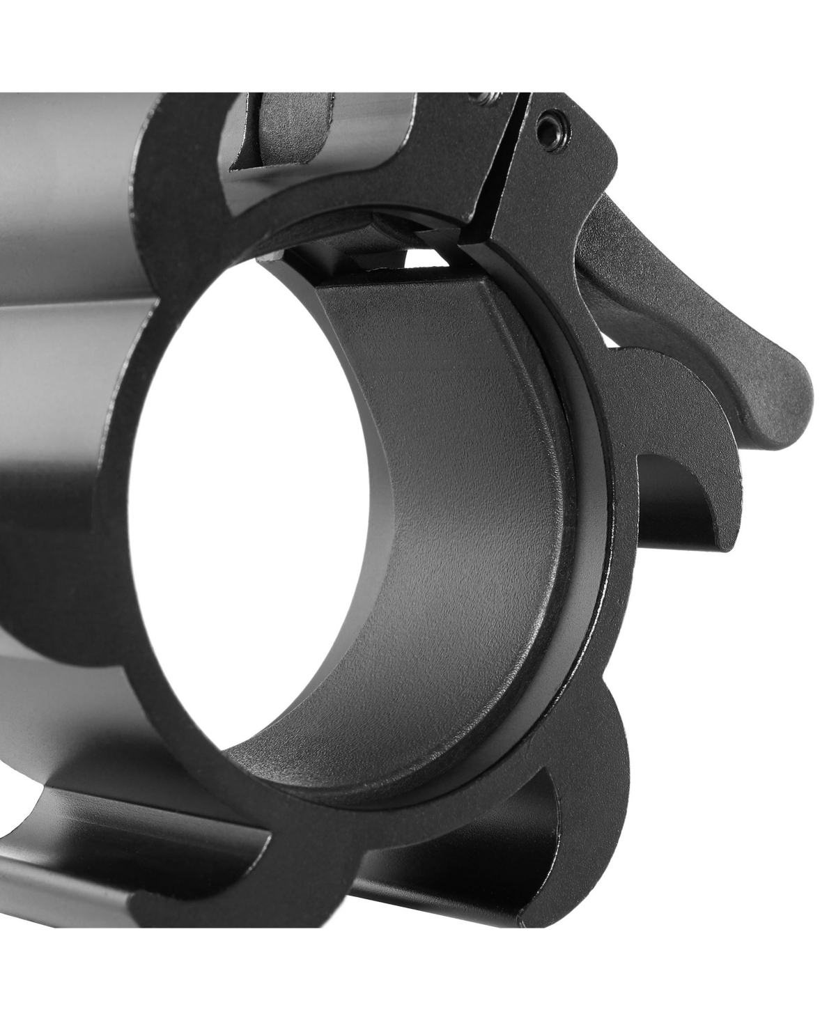 Philosophy Gym Locking Aluminum Barbell Collars, Anti-Slip 2" Olympic Weight Clamps - Quick Release Collar Clips Pair