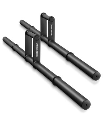 Farmers Walk Handles Pair - Barbell Style Grip Farmer Carry Bar Set for Weight Training