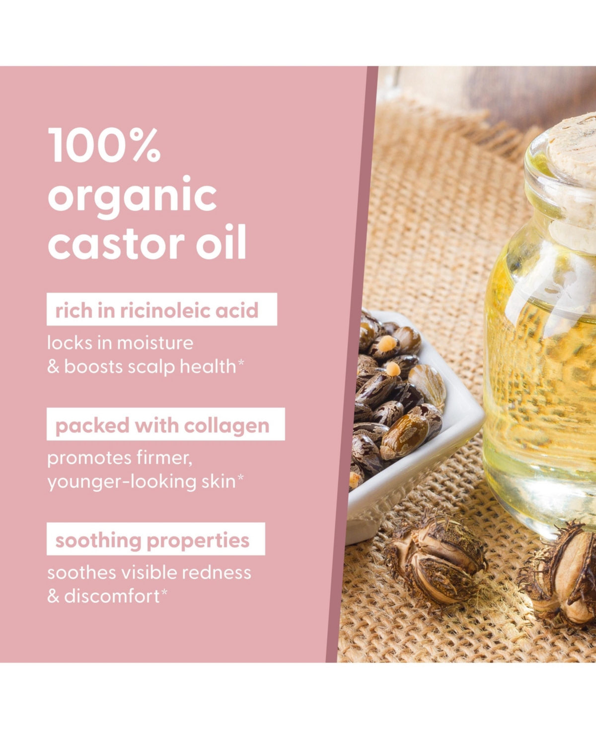 M3 Natural Castor Oil Roll on | 1ct