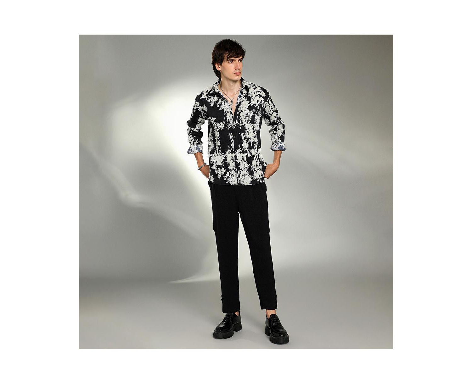 Men's Splash-Pleat Shirt