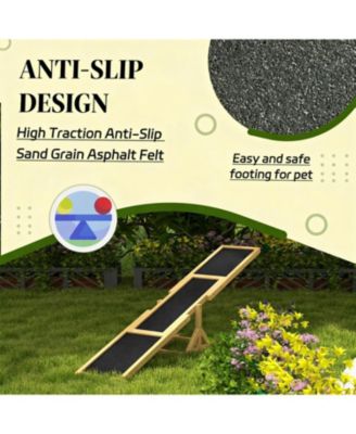 Wooden Dog  Agility Seesaw for Outdoor in Yellow