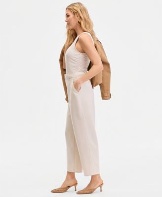 Women's Barrel-Leg Ankle Pants