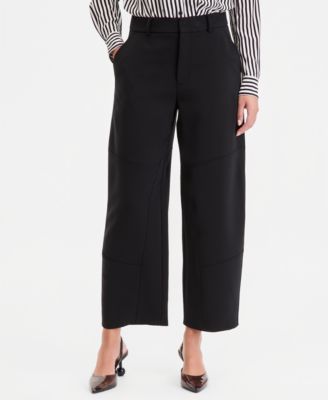 Women's Barrel-Leg Ankle Pants