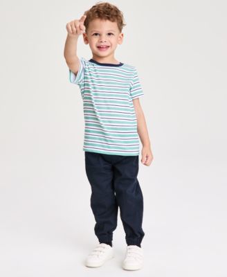 Boys' Toddler 12M-5T Small Stripe T-Shirt