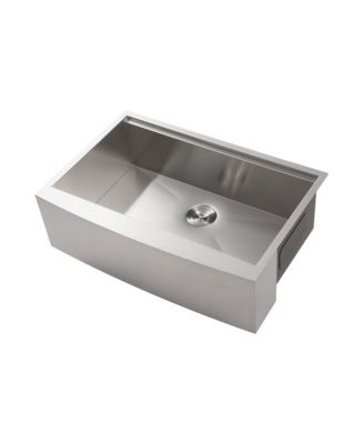 33x22x10inch Farmhouse Apron Single Bowl Kitchen Sink Stainless Steel Workstation