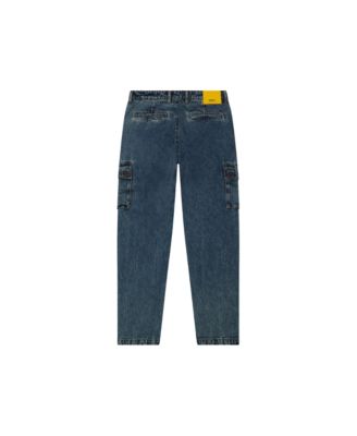 Men's Denim Cargo Pants