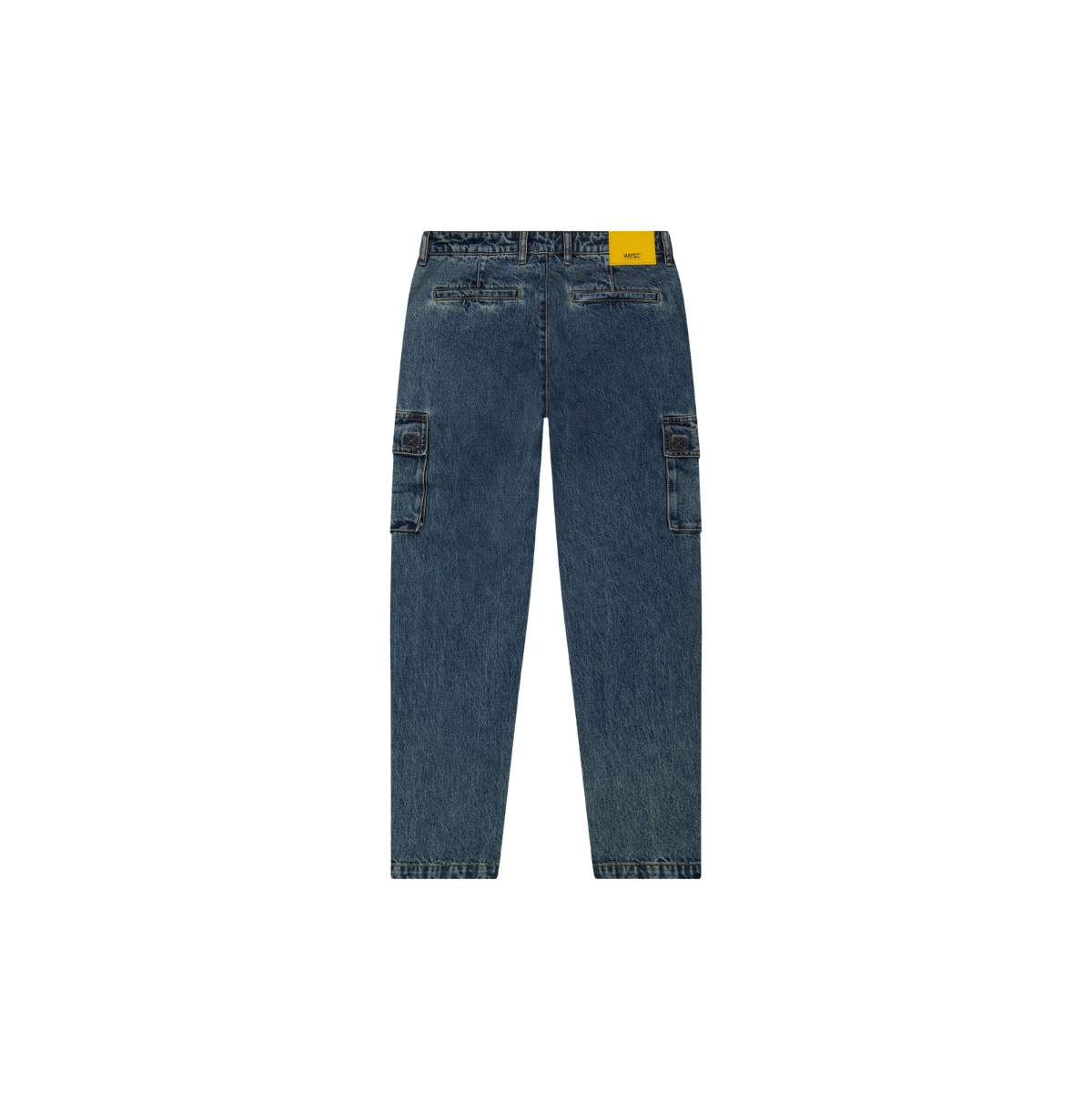 WeSC Men's Denim Cargo Pants