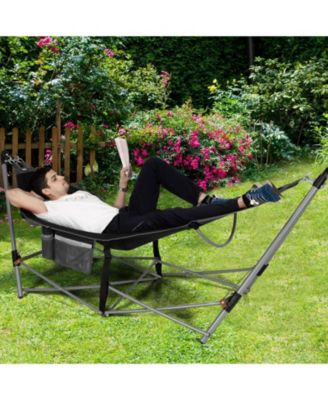 Portable Folding Hammock with Hammock Stand