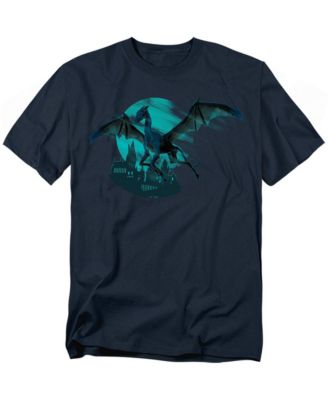 Men's Thestral Flies Over Hogwarts T Shirt