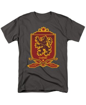 Men's Gryffindor Broomstick Badger Logo T Shirt