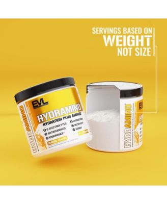 HYDRAMINO Complete Hydration Multiplier |Vitamin C & B, Fluid Boosting Aminos, Coconut Water, Endurance, Recovery, Orange Mango