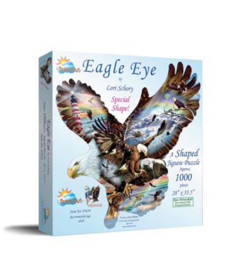 Eagle Eye 1000 piece Jigsaw Puzzle for Adults Special Shape