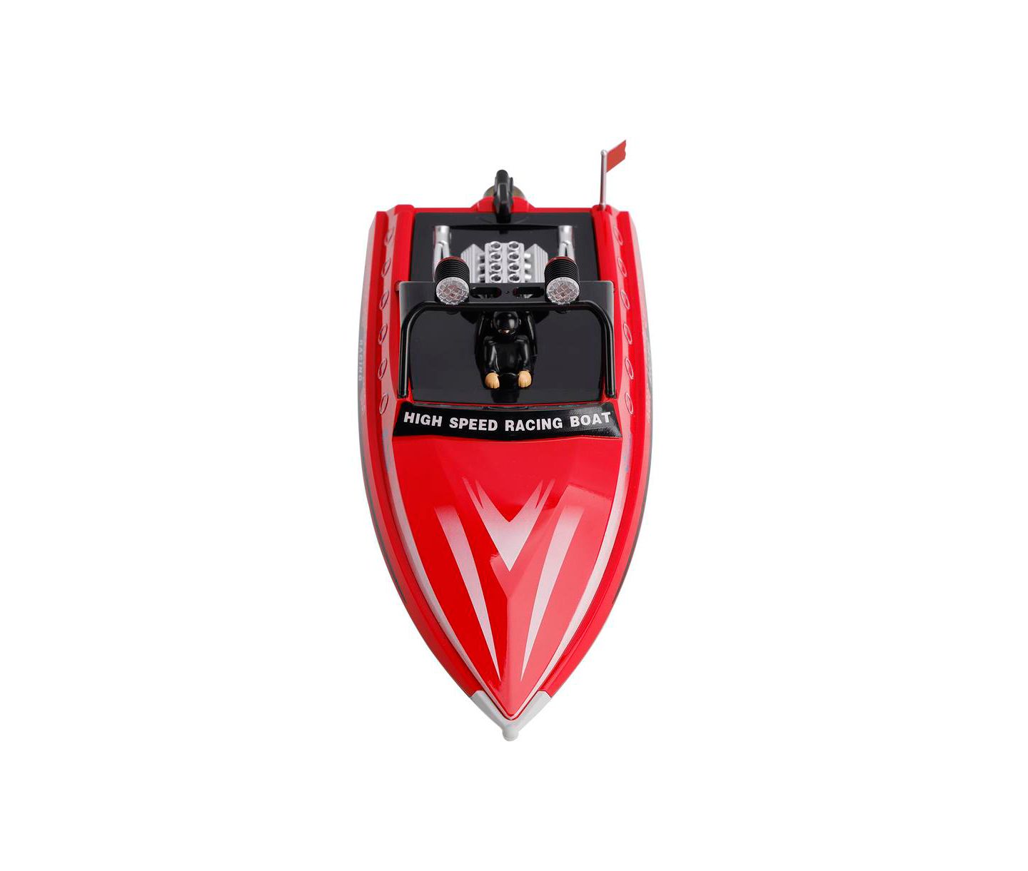 Детская игрушка Bruce & Shark WL917 2.4GHz High-Speed RC Jet Speedboat, цвет: Красный — фото 4