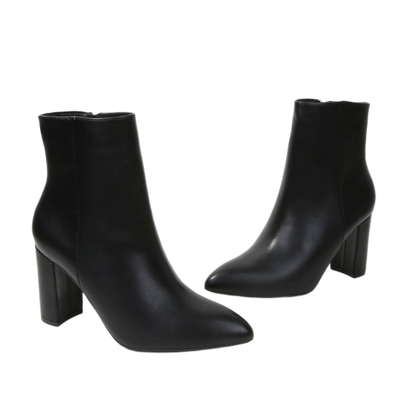 Женские ботинки BERNESS Sara Block Heel Ankle, цвет: Чёрный — фото 2