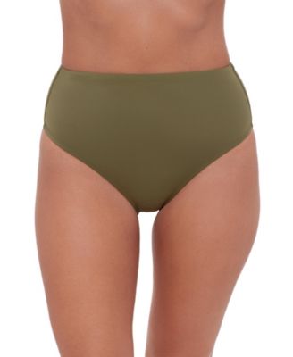 Women's Smoothing and Sculpting Classic High-Waist Swimsuit Bikini Bottoms