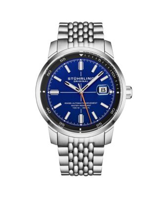 Trackmaster 1026 Men s Automatic Watch, 42mm Stainless Steel Bracelet