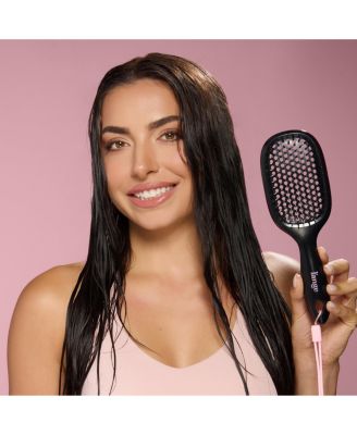 Detangling Vented Brush - Flexible Bristles - Black