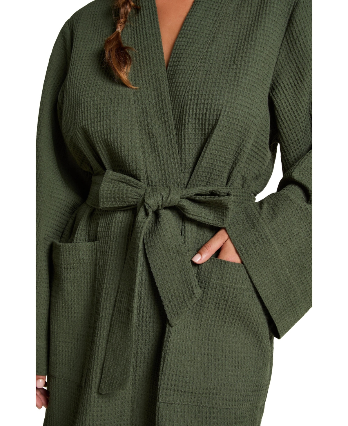 Hunkemoller Women's Waffle Bathrobe