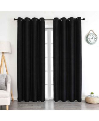 1 Piece Hotel Room Darkening Grommet Top Window Curtain Panel