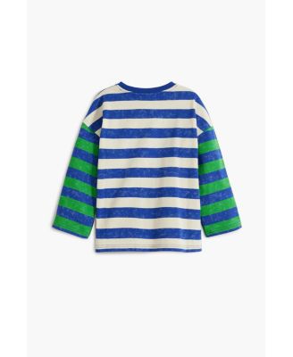 Boys Boys's Faded Striped T-Shirt