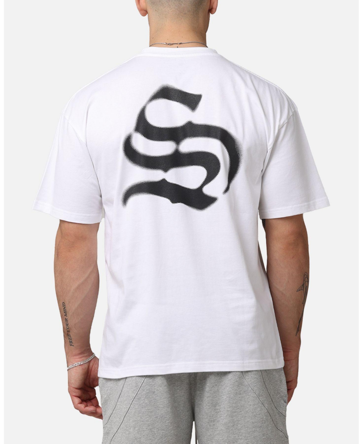 Saint Morta Men's Gothic Rein Drop T-Shirt White