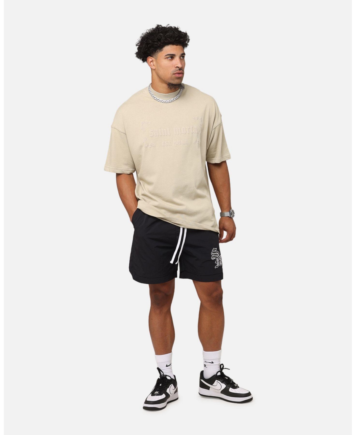 Saint Morta Men's Repentent Heart T-Shirt Stone