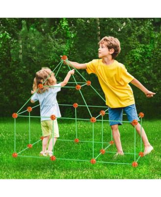 Fort Building Kit for Kids, 85PCS Glow in The Dark STEM Building Toys, Educational Gift for Old Boys & Girls