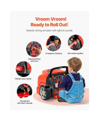 Kids Engine Toy with 60 Pieces and Removable Car Repair Parts