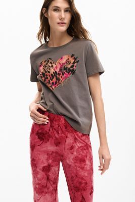 Women's Embroidered flower trousers