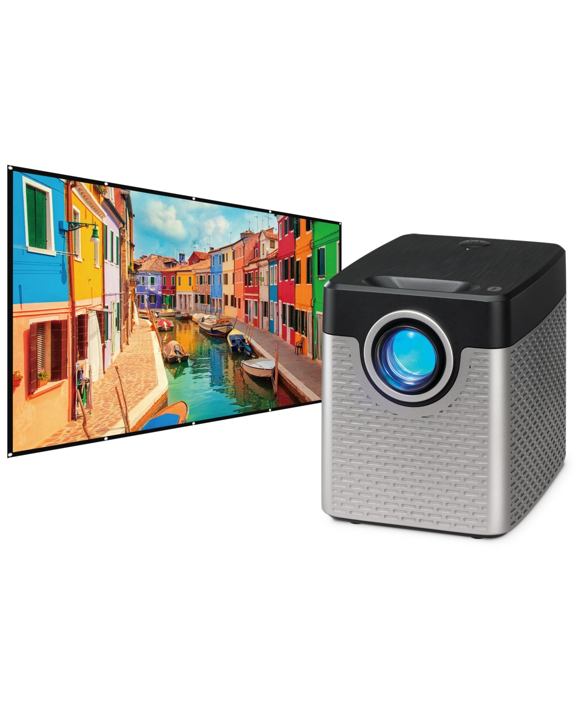 Gpx 720p Vertical Projector with Bluetooth Transmitter with Screen, PJ504VPS
