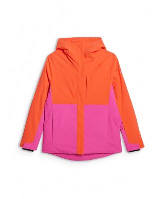 Women's ski jacket membrane 8000 - orange