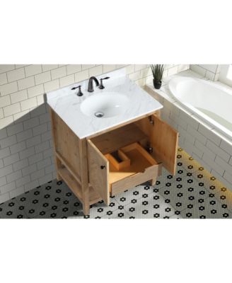 Savannah 30". Freestanding, Weathered Fir Finish