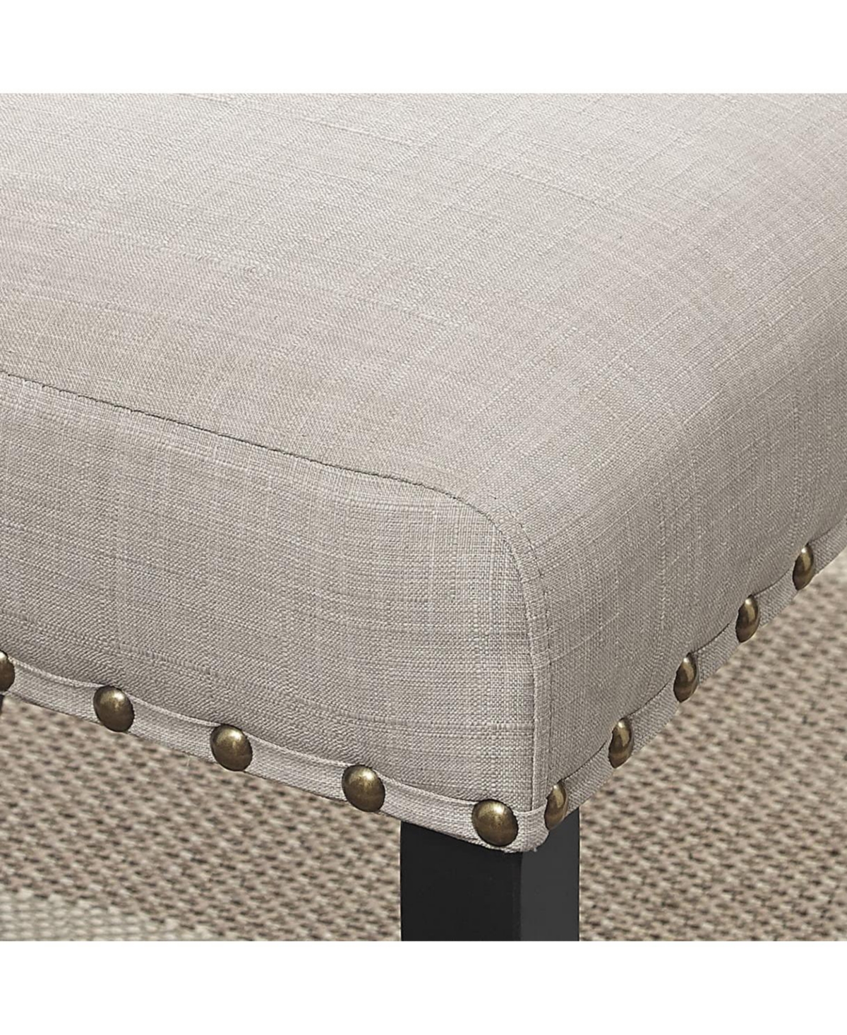 Set of 2 Counter Height Stools with Nailhead Trim-The Pop Home