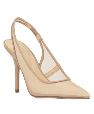 Women's Liliere Mesh Pointed-Toe Slingback Pumps
