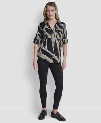 Women's Printed Long-Sleeve Shirt