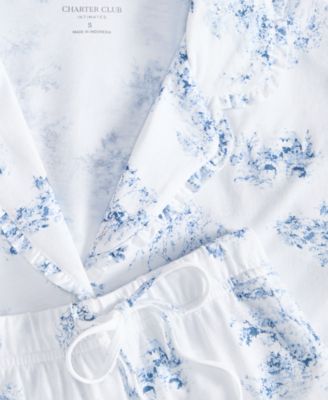 Women's Printed Short-Sleeve Pajama Set