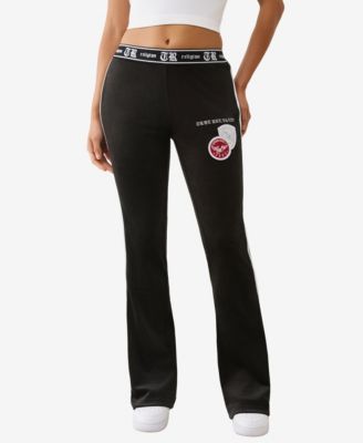 Women's Velour Bootcut Track Pants