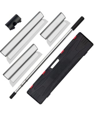 Skimming Blade Set, 25cm/40cm/60cm Blades with 35"–78" Extension Handle.
