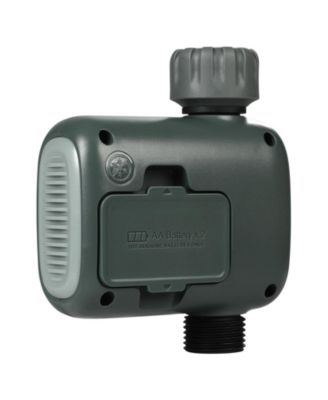 WiFi Sprinkler Timer, Single Outlet Smart Hose Faucet Timer with Brass Inlet, 2.4GHz WiFi/Bluetooth App Control, IPX6